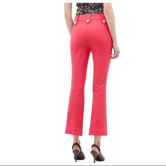 NWT,Derek Lam10Crosby
Cropped Flare pant hot  pink - Picture 4 of 17